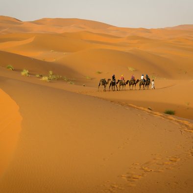 Camel Trekking in Merzouga Desert; 5 Day Morocco Tour itinerary